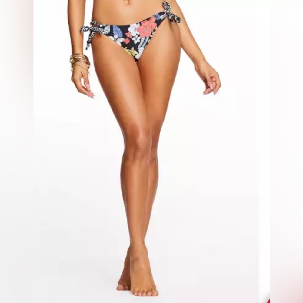 NWT Jessica Simpson Side Shirred Hipster Swim Bottom